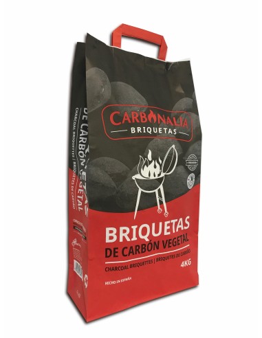 Briquetas de carbón vegetal - 4 kg